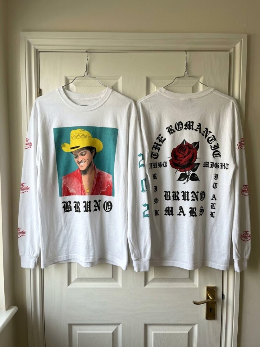Bruno Mars The Romantic Tour 2026 Longsleeve Reprint Tee